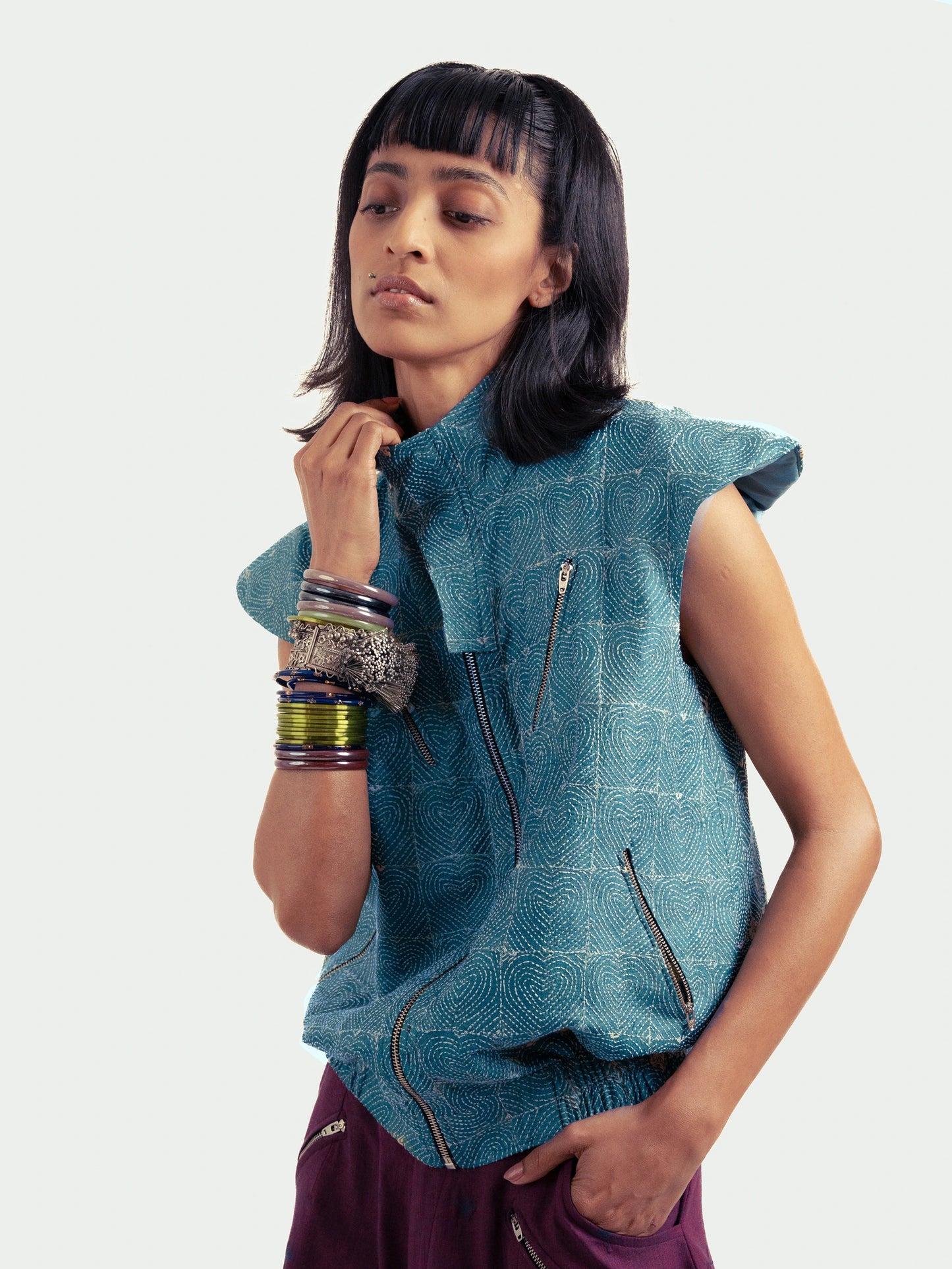 First Cut Kantha Jacket